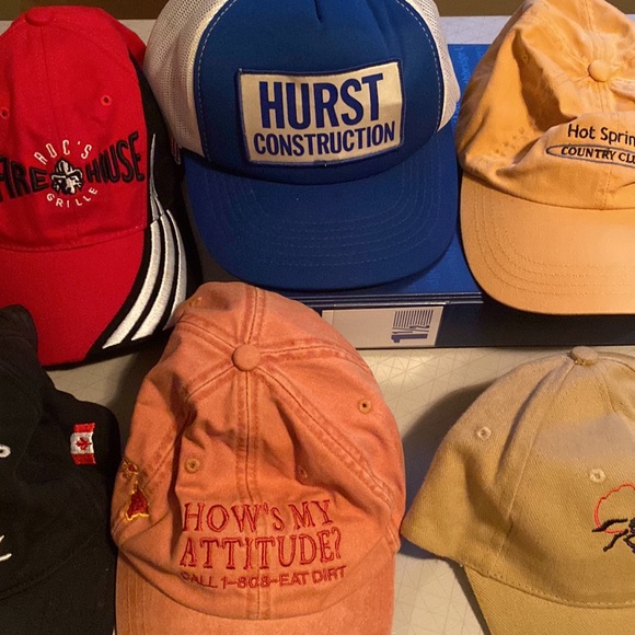 Set of 8 Mens Baseball Hats - Picture 3 of 6